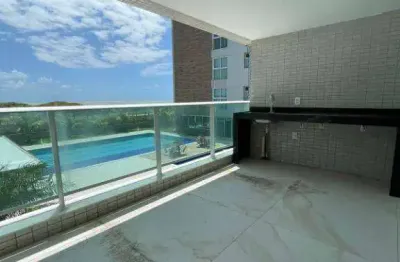 Apartamento com 4 dormitórios à venda, 213 m² por r$ 3.120.000 - areia dourada - cabedelo/pb