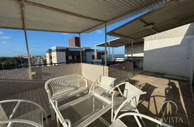 Apartamento duplex com 4 dormitórios à venda, 280 m² por r$ 1.300.000 - areia dourada - cabedelo/pb