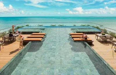 Flat de luxo a beira mar! localizado no bairro do bessa, o projeto une sofisticação e leveza, convidando a viver em equilíbrio pleno com a paisagem