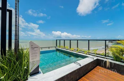 Flat com 1 dormitório para alugar, 25 m² por r$ 4.500/mês - bessa - joão pessoa/pb