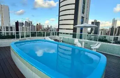 Flat com 1 dormitório à venda, 66 m² por r$ 280.000,00 - manaíra - joão pessoa/pb