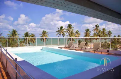 Flat com 2 dormitórios à venda, 45 m² por r$ 850.000,00 - cabo branco - joão pessoa/pb