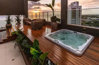 Cobertura com 4 dormitórios à venda, 380 m² por R$ 3.800.000,00 - Altiplano Cabo Branco - João Pessoa/PB