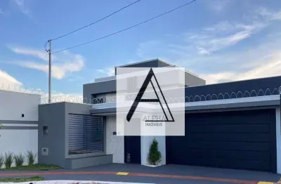 Casa com 3 dormitórios à venda, 161 m² por r$ 749.000,00 - portal do panamá - campo grande/ms