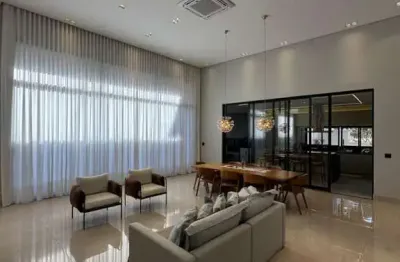 Casa em condomínio para locação em ribeirão preto, bonfim paulista, 4 dormitórios, 2 suítes, 7 banheiros, 4 vagas