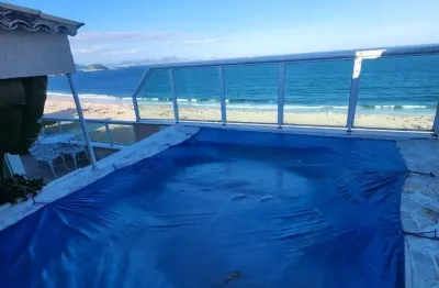 Espetacular e luxuosa  cobertura av. atlantica, vista cinematográfica