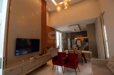 Casa mobiliada á venda com três suítes no condomínio belvedere ii