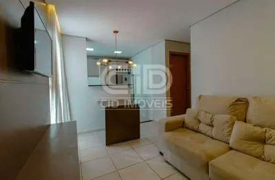 Apartamento mobiliado com 02 quartos no condomínio chapada dos ipês