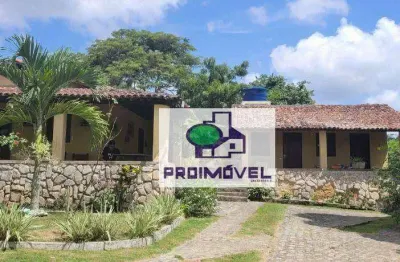 Chácara com 6 dormitórios à venda, 6329 m² por r$ 970.000,00 - santana - gravatá/pe