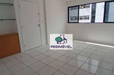 Apartamento com vista para o mar, 1 dormitório à venda, 43 m² por r$ 320.000 - boa viagem - recife/pe