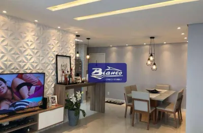 Apartamento para alugar, 86 m² por r$ 5.915,00/mês - jardim flor da montanha - guarulhos/sp