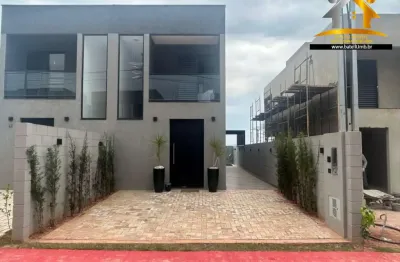 Casa nova e decorada à venda no condomínio via verde em caucaia do alto - batelli imóveis