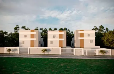Linda casa geminada em condomanio na melhor localizaa‡aƒo do bairro chacasa reunidas santa terezin