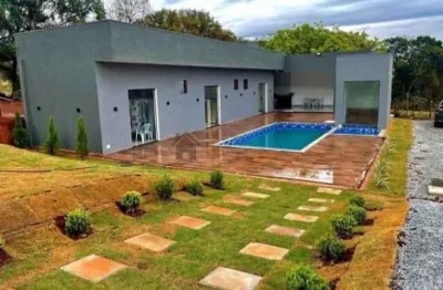 Oportunidade linda chacara com 2.000 metros casa 3 quartos, piscina