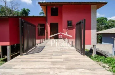 Casa de campo com 3 dormitórios à venda, 330 m² por r$ 790.000 - ressaca - cotia/sp