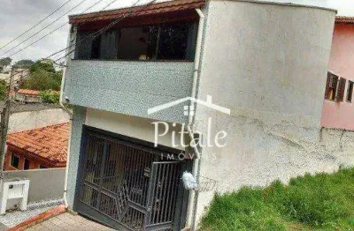 Terreno com 5 casas à venda, 350 m² por r$ 390.000 - centro - cotia/sp