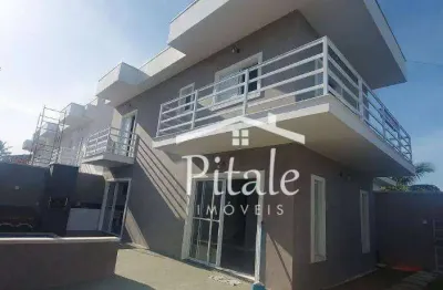 Sobrado com 3 dormitórios à venda, 160 m² por r$ 890.000,00 - balneário gaivota - itanhaém/sp