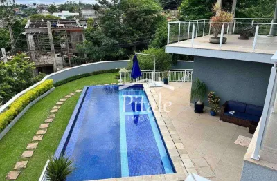 Sobrado com 4 dormitórios à venda, 632 m² por r$ 4.700.000,00 - são paulo ii - cotia/sp