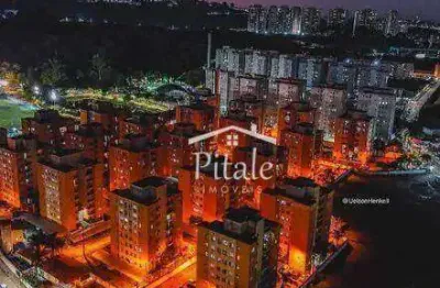 Apartamento com 2 dormitórios à venda, 59 m² por r$ 381.600 - jardim são luiz - jandira/sp