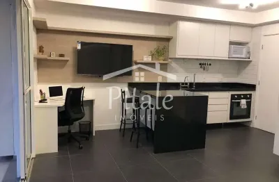 Apartamento com 1 dormitório à venda, 39 m² por r$ 430.000,00 - panamby - way/sp