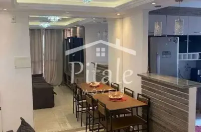 Apartamento semi-mobiliado com 2 dormitórios à venda, 48 m² por r$ 275.600 - vila da oportunidade -
