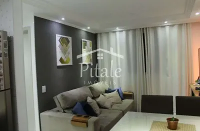 Apartamento com 2 dormitórios à venda, 45 m² por r$ 213.000,00 - jardim petrópolis - cotia/sp