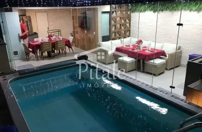 Cobertura com 3 dormitórios à venda, 150 m² por r$ 1.325.000 - jardim maria rosa - taboão da serra/