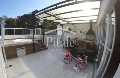 Cobertura duplex com 3 dormitórios à venda, 197 m² por r$ 1.190.000 - chácara pavoeiro - cotia/sp