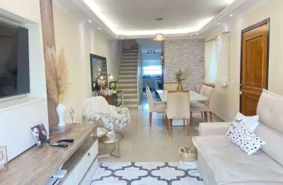 Sobrado com 3 dormitórios à venda, 125 m² por r$ 709.000,00 - jardim rio das pedras - cotia/sp