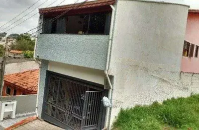 Terreno com 5 casas à venda, 350 m² por r$ 390.000 - centro - cotia/sp