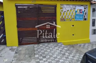 Casa com 2 dormitórios à venda, 125 m² por r$ 210.000,00 - balneário itaoca - mongaguá/sp