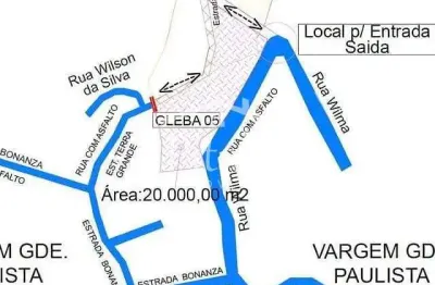 Área à venda, 20000 m² por r$ 770.000,00 - centro (vargem grande paulista) - vargem grande paulista