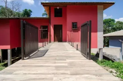 Casa de campo com 3 dormitórios à venda, 330 m² por r$ 790.000 - ressaca - cotia/sp