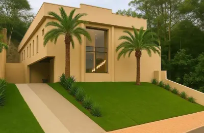 Casa com 4 dormitórios à venda, 318 m² por r$ 1.900.000,00 - village scorpios ii - cajamar/sp