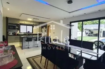 Casa com 6 dormitórios à venda, 279 m² por r$ 2.680.000,00 - chácara do remanso - vargem grande pau