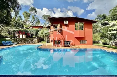 Sobrado com 3 dormitórios à venda, 604 m² por r$ 3.400.000 - bosque do vianna - cotia/sp
