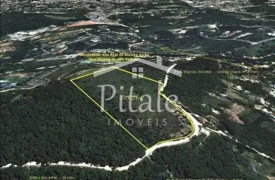 Terreno à venda, 27354 m² por r$ 3.700.000,00 - chácaras uirapuru - embu das artes/sp