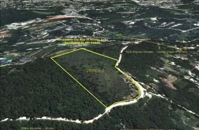 Terreno à venda, 27354 m² por r$ 3.700.000,00 - chácaras uirapuru - embu das artes/sp