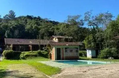 Sítio com 4 dormitórios à venda, 145000 m² por r$ 1.500.000 - santa rita - são lourenço da serra/sp