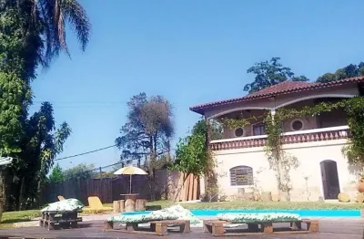 Chácara com 4 dormitórios à venda, 2100 m² por r$ 810.000,00 - parque são lucas - embu-guaçu/sp