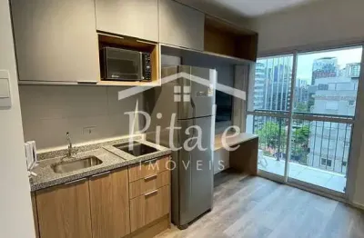 Studio mobiliado à venda ou para locação – vila olímpia, casa do ator – 24m² | lazer completo
