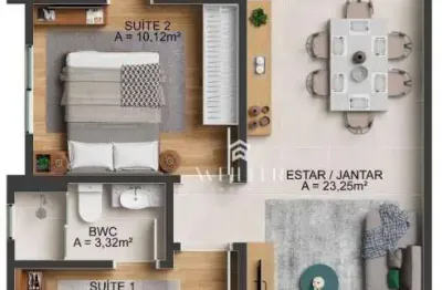 Apartamento com 2 dormitórios à venda, 75 m² por r$ 1.008.370,00 - fazenda - itajaí/sc