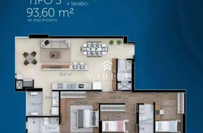 Apartamento com 3 dormitórios à venda, 93 m² por r$ 1.290.000 - fazenda - itajaí/sc