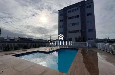 Apartamento com 2 dormitórios para alugar, 54 m² por r$ 2.227,96/mês - murta - itajaí/sc