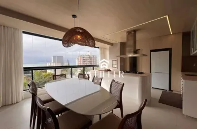 Apartamento alto padrão mobiliado na praia brava – 03 suítes e vista para o mar