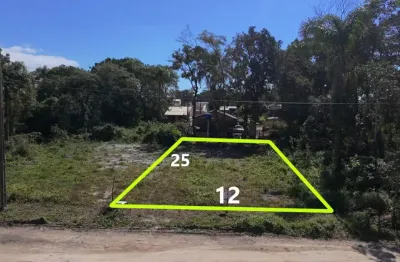 Terreno limpo, aterrado e demarcado disponível para venda no balneário brandalize, itapoá-sc!