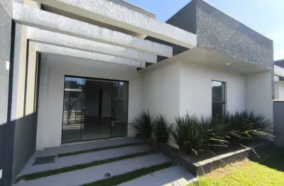 Casa nova para venda no balneário cambijú, localizada no centro cidade de itapoá/sc.