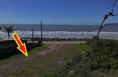 Terreno de frente para o mar com projeto aprovado – balneário rosa dos ventos em itapoá-sc.