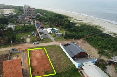 Terreno pé na areia, limpo e aterrado, para venda no balneário praia dos veleiros, localizado na cidade de itapoá / sc.