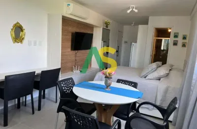 Villas del porto, flat mobiliado a venda, 29m2, lazer, apenas 50 metros da praia.